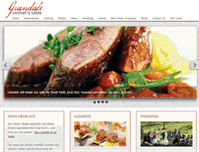 Tablet Screenshot of grandalerestaurant.com